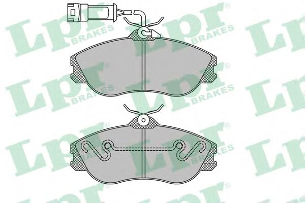 Klocki hamulcowe przednie tarczowe LPR 05P326 cena, od 40,68 USD
