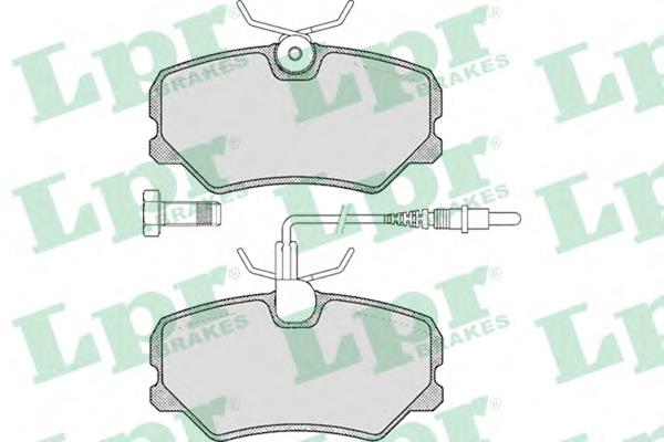 Klocki hamulcowe przednie tarczowe LPR 05P293 cena, od 24,34 USD