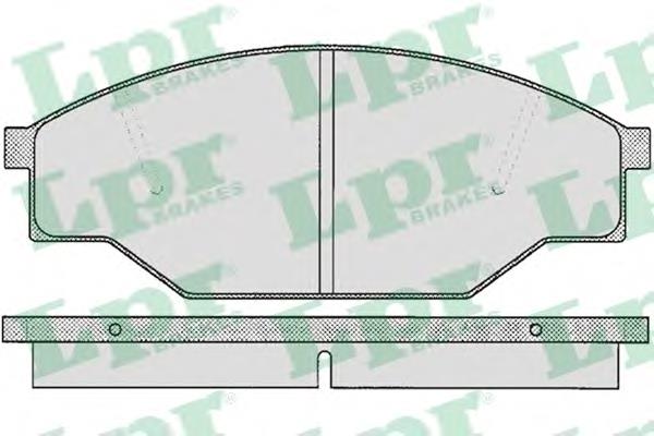 Do koszyka 0449135200 Toyota Klocki hamulcowe przednie tarczowe