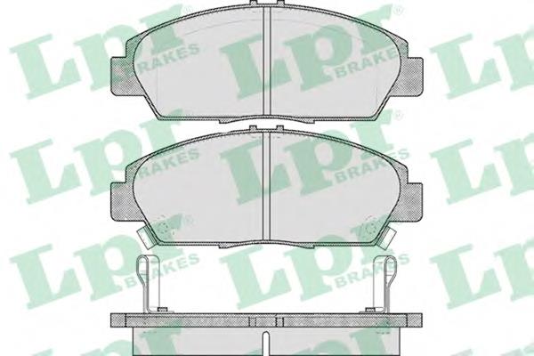 Klocki hamulcowe przednie tarczowe LPR 05P567 cena, od 25,83 USD