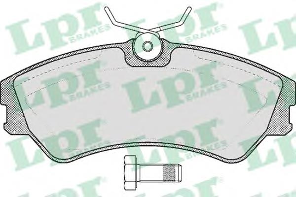05P439 LPR Klocki hamulcowe przednie tarczowe