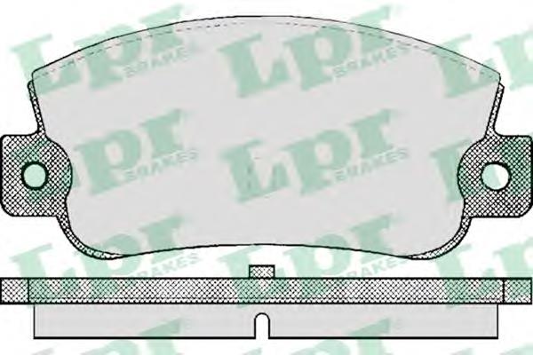 05P410 LPR okładziny (klocki do hamulców tarczowych tylne)