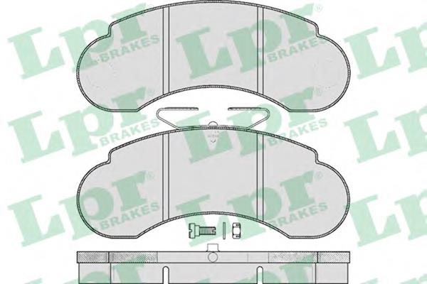 Klocki hamulcowe przednie tarczowe LPR 05P415 cena, od 32,25 USD
