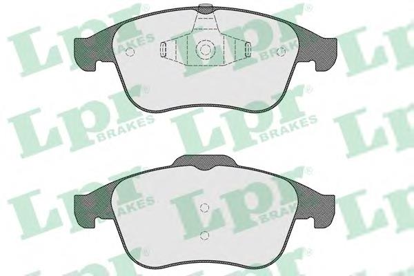 Klocki hamulcowe przednie tarczowe LPR 05P1534 cena, od 32,14 USD