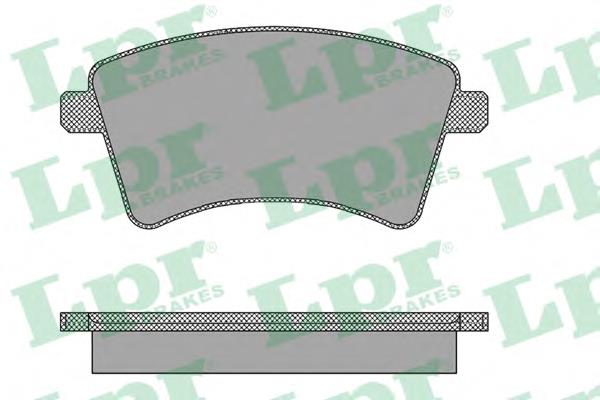 Klocki hamulcowe przednie tarczowe LPR 05P1465 cena, od 25,61 USD