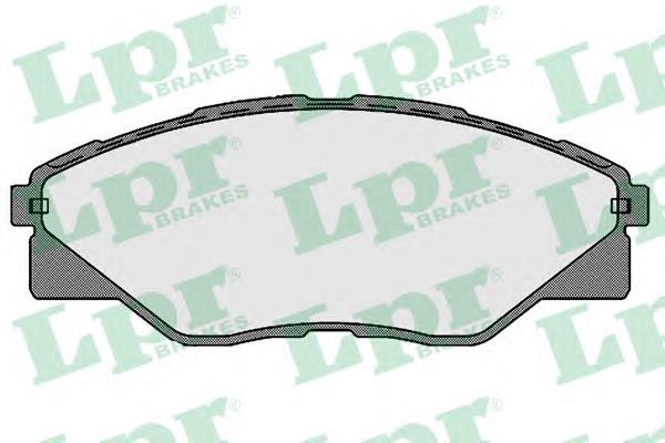 SP1544 Hi-q Klocki hamulcowe przednie tarczowe