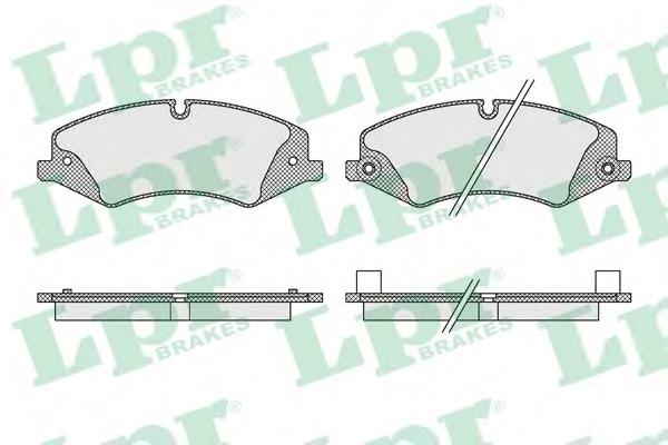 Klocki hamulcowe przednie tarczowe Land Rover LR161940 cena, od 46,66 USD