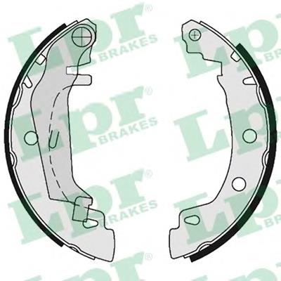 Klocki hamulcowe tylne bębnowe, kompletne z cylindrami, zestaw 0204114153 Bosch