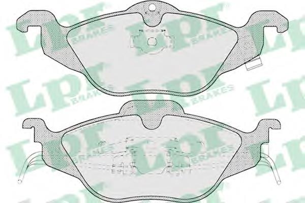 Klocki hamulcowe przednie tarczowe LPR 05P698 cena, od 26,87 USD