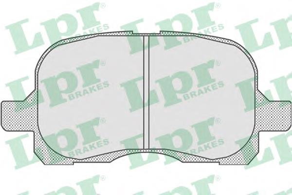 Do koszyka 0446512520 Toyota Klocki hamulcowe przednie tarczowe