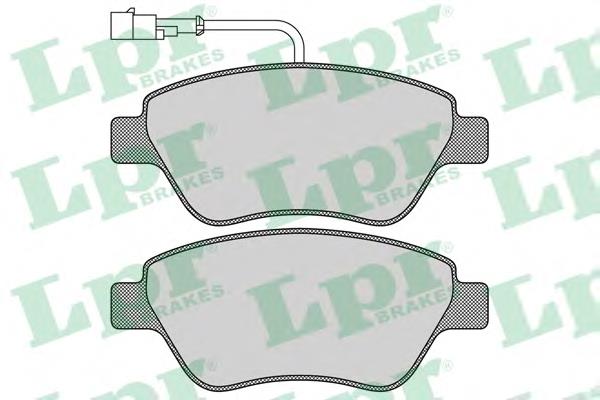 Klocki hamulcowe przednie tarczowe LPR 05P763 cena, od 23,90 USD