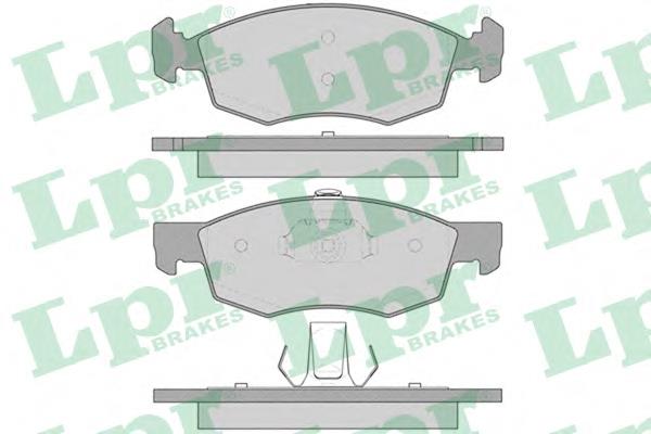 Klocki hamulcowe przednie tarczowe LPR 05P756 cena, od 23,96 USD