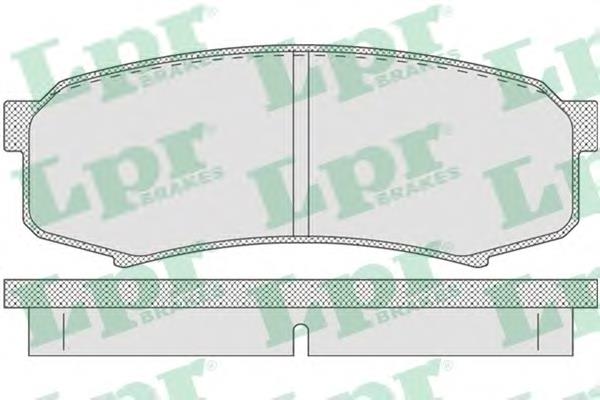 05P749 LPR okładziny (klocki do hamulców tarczowych tylne)
