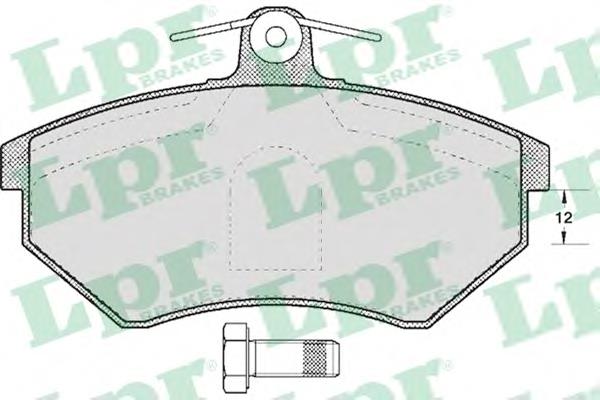 05P600 LPR klocki hamulcowe przednie tarczowe