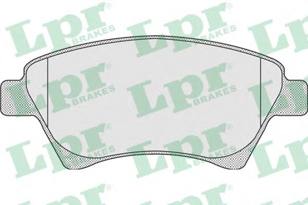 Klocki hamulcowe przednie tarczowe LPR 05P911 cena, od 23,12 USD