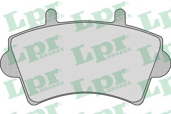 Klocki hamulcowe przednie tarczowe LPR 05P884 cena, od 25,84 USD