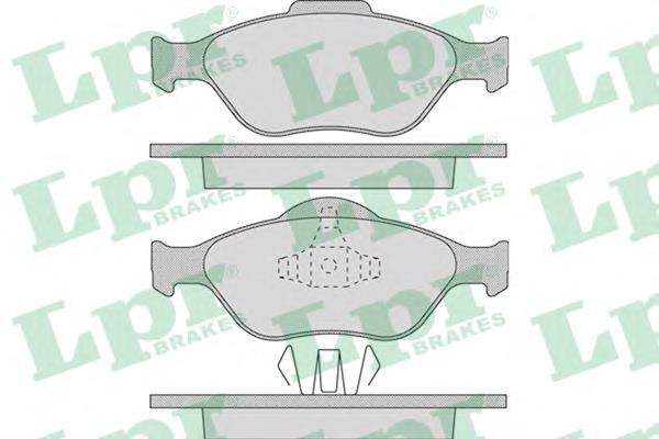 05P949 LPR klocki hamulcowe przednie tarczowe