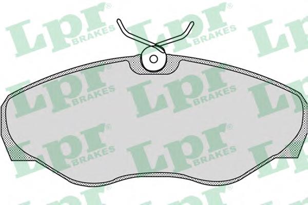 05P869 LPR Klocki hamulcowe przednie tarczowe