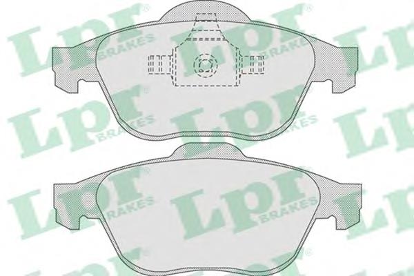 Klocki hamulcowe przednie tarczowe LPR 05P864 cena, od 27,98 USD