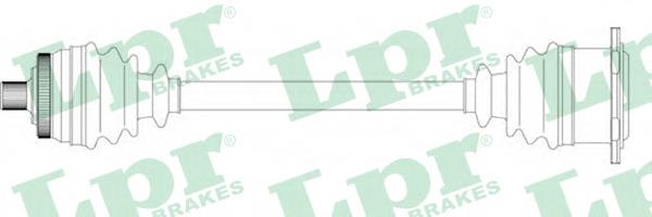 Półoś napędowa przednia lewa 8D0407451FX VAG