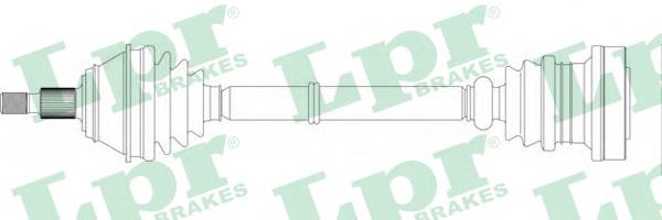 1J0407272FQ VAG Półoś napędowa przednia prawa