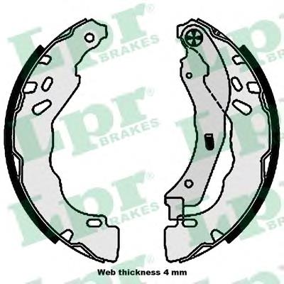 Klocki hamulcowe tylne bębnowe Peugeot/Citroen 1622818780 cena, od 25,99 USD