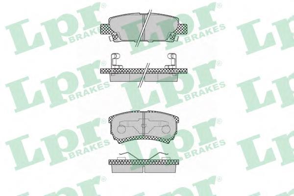05P1373 LPR okładziny (klocki do hamulców tarczowych tylne)