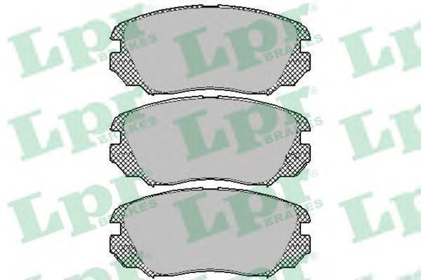 Klocki hamulcowe przednie tarczowe LPR 05P1409 cena, od 27,64 USD
