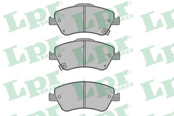 Klocki hamulcowe przednie tarczowe LPR 05P1316 cena, od 25,45 USD