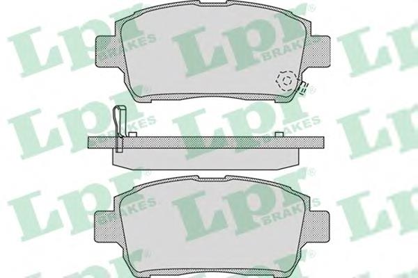 Klocki hamulcowe przednie tarczowe LPR 05P1062 cena, od 17,06 USD