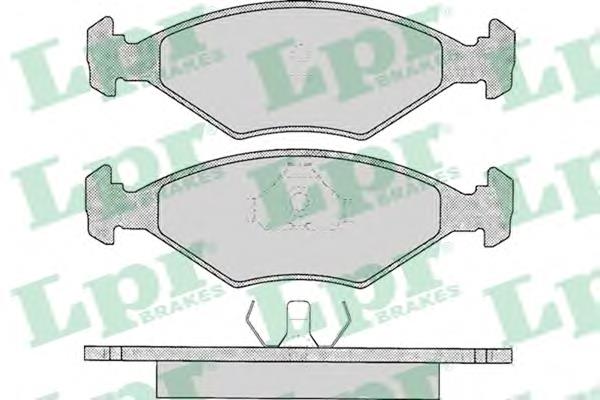 7076376 Fiat/Alfa/Lancia Klocki hamulcowe przednie tarczowe