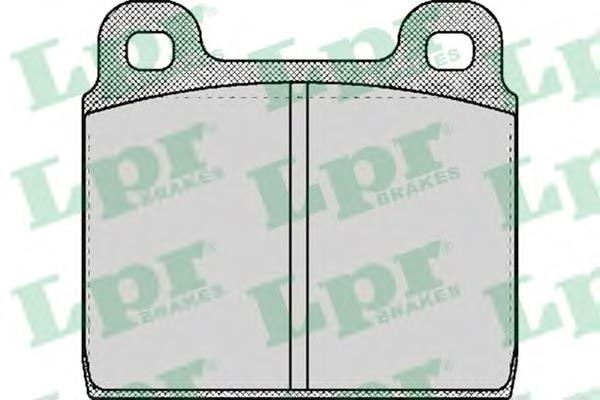 Klocki hamulcowe przednie tarczowe LPR 05P026 cena, od 19,67 USD