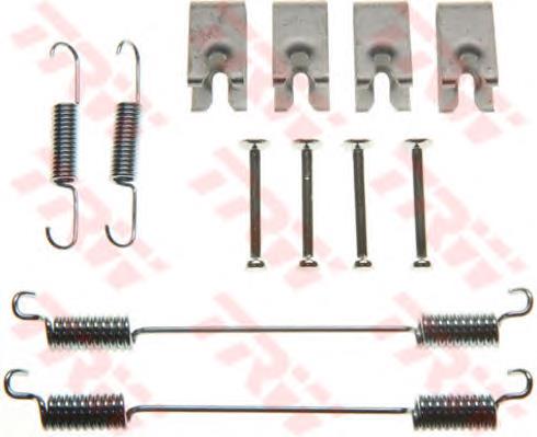 Do koszyka 0009947691 Fiat/Alfa/Lancia Zestaw montażowy szczęk hamulcowych tylnych