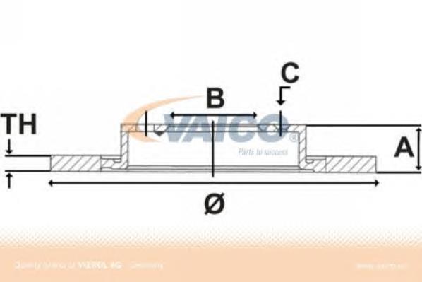 Tarcza hamulcowa tylna DF6981S TRW