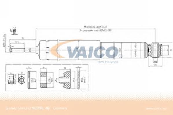 Amortyzator przedni 344255 Opel