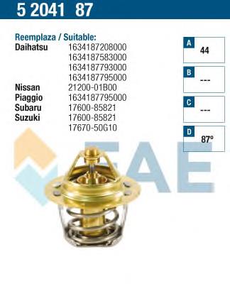 Termostat 352317100270 Magneti Marelli