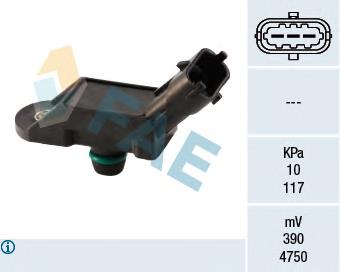 Czujnik ciśnienia w kolektorze ssącym, MAP 77363792 Fiat/Alfa/Lancia