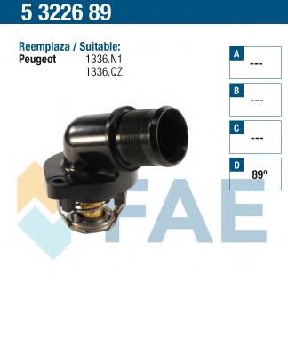 5322689 FAE Termostat
