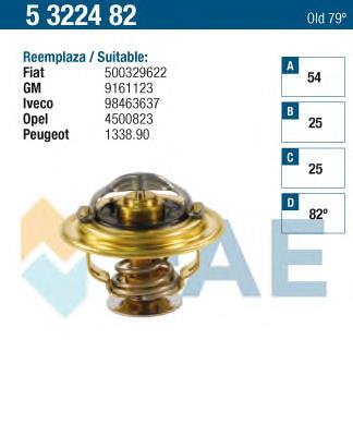 Termostat Fiat/Alfa/Lancia 4292856 cena, od 13,98 USD