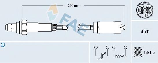 Do koszyka 11781742051 BMW Sonda lambda czujnik tlenu po katalizatorze