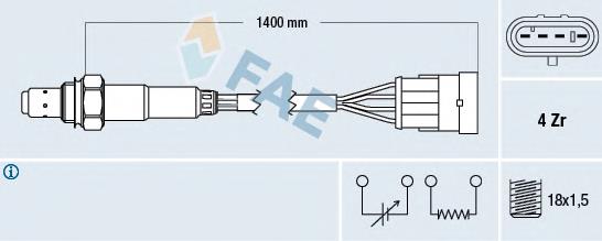 Sonda lambda, czujnik tlenu NTK 95754 cena, od 58,41 USD