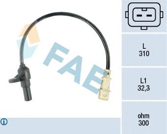 Czujnik położenia wału korbowego FAE 79084 cena, od 35,58 USD