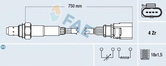 Sonda lambda czujnik tlenu przed katalizatorem VAG 04E906262BB cena, od 48,82 USD