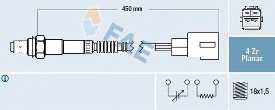 Sonda lambda czujnik tlenu przed katalizatorem Toyota 8946502140