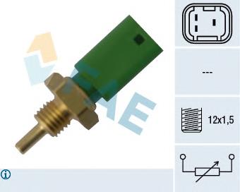 Czujnik temperatury płynu chłodzącego 8200699074 Renault (RVI)