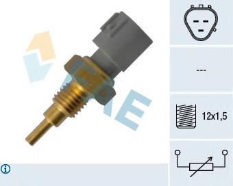 Czujnik temperatury płynu chłodzącego (włączenia wentylatora chłodnicy) Mazda KLK118840 cena, od 39,21 USD