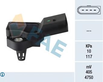 Czujnik ciśnienia w kolektorze ssącym, MAP VAG 036906051F cena, od 35,70 USD