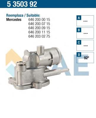 A6462001115 Mercedes Obudowa termostatu