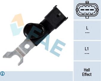 6238079 Opel Czujnik położenia wałka rozrządu