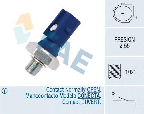 12875 FAE czujnik ciśnienia oleju
